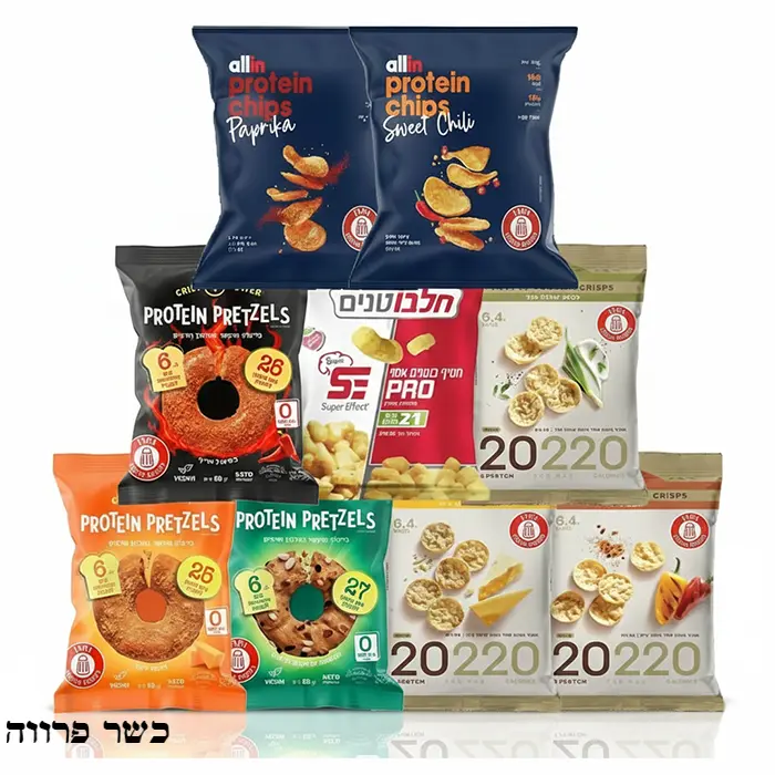 מארז חלבון מיקס חטיפים מלוחים