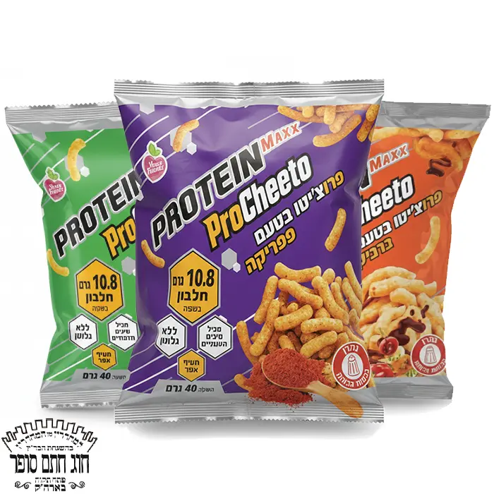 3 יח' מיקס פרוצ'יטו חלבון Protein MAXX כשר טבעוני חטיף פרוטאין מקס