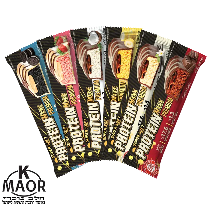 6 יח' מיקס חטיפי פרוטאין מקס פרימיום PROTEIN MAXX כשר